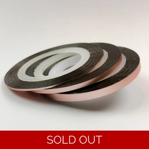 Rose Gold Striping Tape - 3 Pack